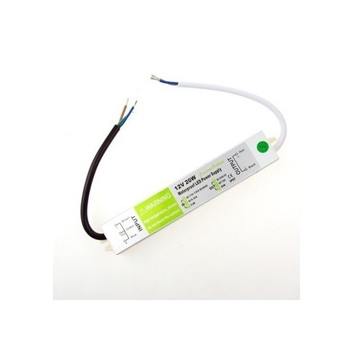 Alimentation 20W / 12V DC - 1.6A, IP67 étanche