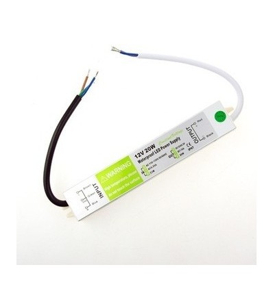 Alimentation 20W / 12V DC - 1.6A, IP67 étanche