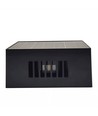 Applique solaire avec effet lumineux réglable - IP54, noir, rotative, carrée, capteur crépusculaire