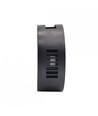Applique solaire - IP54, ronde, noire, rotative, capteur crépusculaire