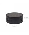 Applique solaire - IP54, ronde, noire, rotative, capteur crépusculaire