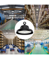 100W Solara 2 LED high bay 210lm/W - 0-10V dimmable, IP65, driver Philips, 5 ans de garantie