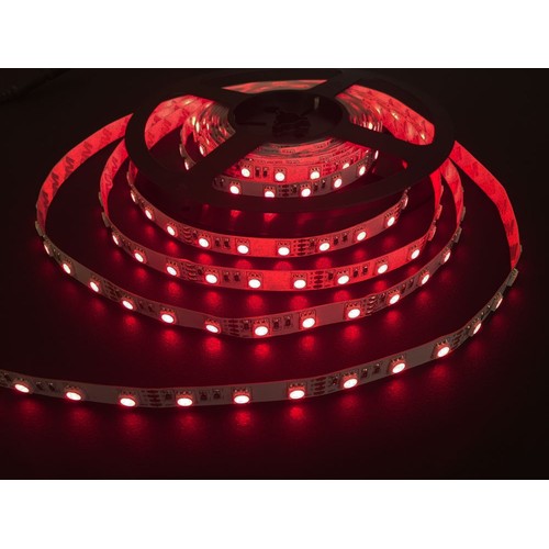 Ruban LED infrarouge 850 nm 5m 10W/m - 24V DC, IP20, 120 LED par mètre