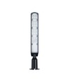 Lampe de rue LED crépusculaire 50W - Capteur crépusculaire, Ø60 mm, IP65, noir, 230V