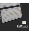 Projecteur LED 500W - 135lm/W, IP65, Boîtier noir, lampe de chantier, câble 1m