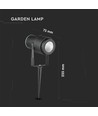 Lampe de jardin LED 12W - vert, boîtier noir