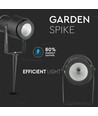 Lampe de jardin LED 12W - vert, boîtier noir