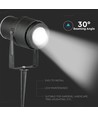 Lampe de jardin LED 12W - vert, boîtier noir