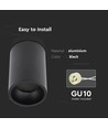 Applique lampe GU10 - noir