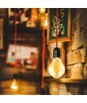 Ampoule LED filament E14 4W - P45, verre ambré, 2200K, forme goutte
