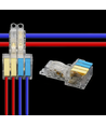 1 pc. connecteur en T sans vis - 250V, 2 à 4, 32A