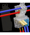 1 pc. connecteur en T sans vis - 250V, 2 à 4, 32A
