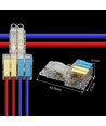 1 pc. connecteur en T sans vis - 250V, 2 à 4, 32A