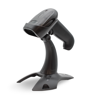 Scanner sans fil 1D et 2D avec support - dongle 2,4 GHz, Bluetooth