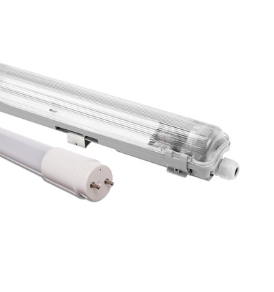 Réglette LED T8 Limea 120cm 18,5W - IP65 étanche, incl. 1x tube LED
