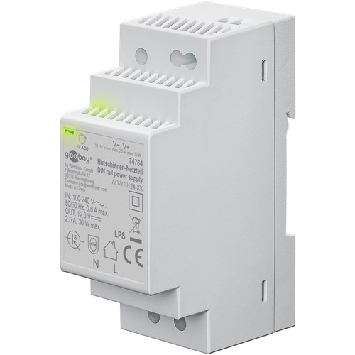 Alimentation rail DIN 30W / 12V DC - 2.5A