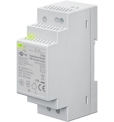 Alimentation rail DIN 30W / 12V DC - 2.5A