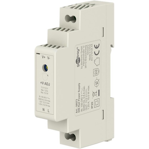 Alimentation rail DIN 15W / 12V DC - 1.25A