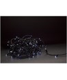 Guirlande lumineuse LED de Noël 5 m, blanc froid - 50 LED, IP44 extérieur, télécommande IR, minuterie, batterie