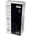Guirlande lumineuse LED de Noël 5 m, blanc froid - 50 LED, IP44 extérieur, télécommande IR, minuterie, batterie