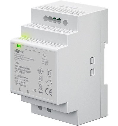 Alimentation rail DIN 60W / 24V DC - 2.5A