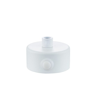 Halo Design - Mini Rosace pour 2 lampes - blanc