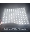 Feuille LED pliable 25x25 12W RA94 - 24V DC, IP20