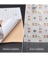 Feuille LED pliable 25x25 12W RA94 - 24V DC, IP20