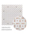 Feuille LED pliable 25x25 12W RA94 - 24V DC, IP20