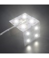 Feuille LED pliable 25x25 12W RA94 - 24V DC, IP20