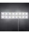 Feuille LED pliable 25x25 12W RA94 - 24V DC, IP20