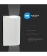 Applique murale GU10 Up/Down - IP44 extérieur, blanc, aluminium, sans source lumineuse