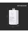 Récepteur WiFi pour interrupteurs sans fil, 1000W - Smart Home, compatible Alexa/Google Home, IP20 intérieur