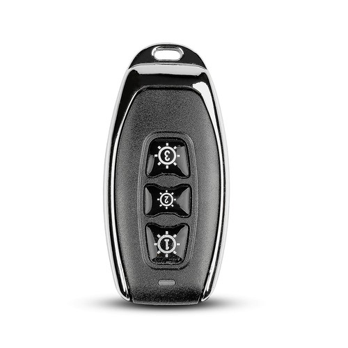 Interrupteur sans fil 3 boutons, noir - IP54, 3V, portée jusqu'à 160m, pour V-TAC Smart Light / récepteur RF
