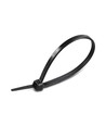 Collier de serrage 10 cm, 100 pcs - Largeur 2,5 mm noir