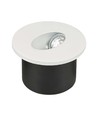 Spot LED encastrable rond 3W Ø7,5cm pour escaliers - 270lm, 4000K, blanc, trou : Ø6,2 cm
