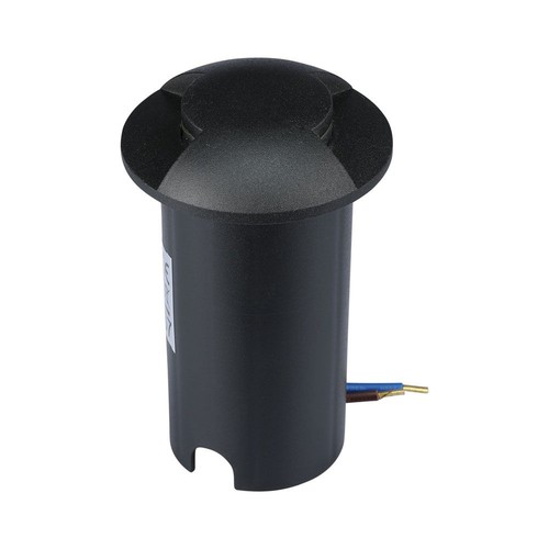 Spot encastrable LED 1W - Lumière 3000K, Noir