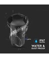 Spot encastrable LED 1W - Lumière 3000K, Noir