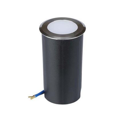 Spot encastrable 1W - LED, lumière 6400K, argent