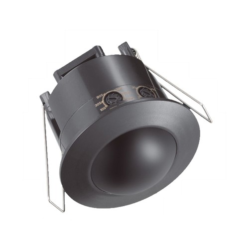 Détecteur de mouvement V-Tac encastrable - Compatible LED, noir, IP20