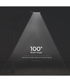 V-Tac 100W lampe de rue LED - Puce Samsung, Ø60mm, IP65