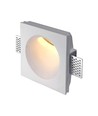 Spot encastrable en plâtre GU10 - Rond/Carré, blanc, IP20 intérieur, sans source lumineuse