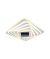 Plafonnier LED Smart 150W avec effet 3D - 50x50cm, CCT, dimmable, télécommande incluse