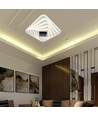 Plafonnier LED Smart 150W avec effet 3D - 50x50cm, CCT, dimmable, télécommande incluse