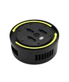 Applique solaire - IP54, ronde, noire, rotative, capteur crépusculaire