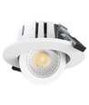 Spot encastrable 7W RA96 CCT + DimToWarm pour isolation - dimmable, Trou: Ø6,8 cm, Dim: Ø9,3 cm