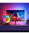 Circulaire RGBIC lampe - 18x15cm, Bluetooth, 5V USB