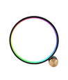 Slim Circle RGBIC lampe - Blanc, Ø20cm, Bluetooth, 5V USB