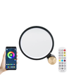 Lampe Circulaire Slim RGBIC - Blanc, Ø30cm, Bluetooth, USB 5V