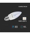 Ampoule LED Bougie 4,5W E27 - 6500K